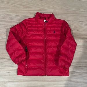 Kids Size 6 Polo by Ralph Lauren Red Puffer Jacket